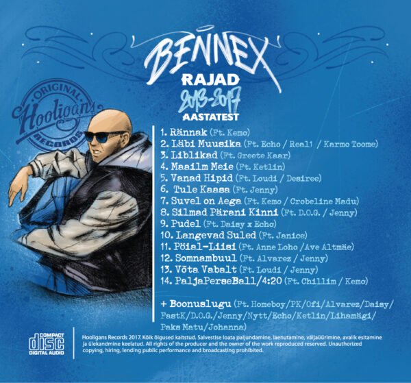 Bennex - Rajad Aastatest 2013 -2017 (CD) - Image 2